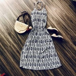 EUC Black Swan Spaghetti Strap Maxi Dress - sz M